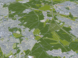 dortmund city germany 45 km Model 3D