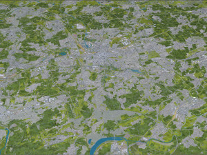 dortmund city germany 45 km Model 3D