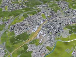 dortmund city germany 45 km Model 3D