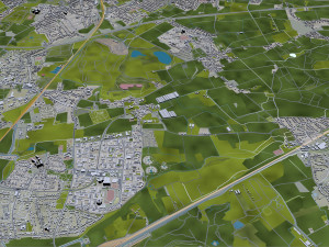 dortmund city germany 45 km Model 3D