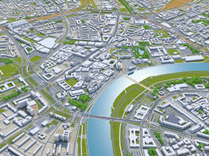 dresden city germany 40km 3D 模型