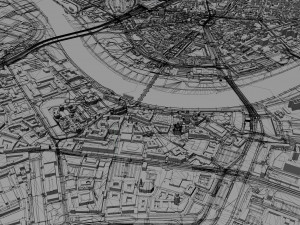dresden city germany 40km 3D 模型