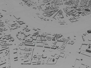 dresden city germany 40km 3D Model