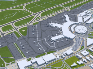 duisburg city germany 60km 3D Model