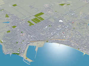 durres city albania 30km 3D Модель