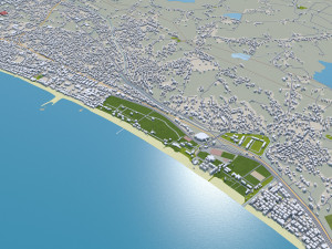 durres city albania 30km 3D Модель