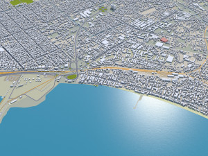 durres city albania 30km 3D Модель