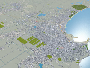 durres city albania 30km 3D Модель
