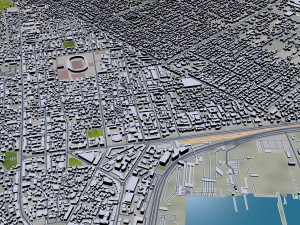 durres city albania 30km 3D Модель