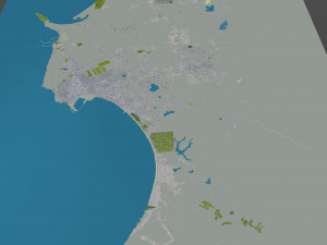 durres city albania 30km 3D Модель