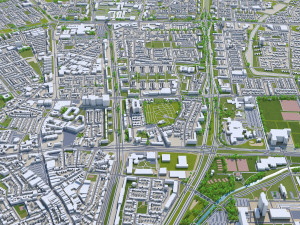 eindhoven city netherlands 30km Modelo 3D