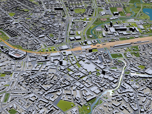 eindhoven city netherlands 30km Modelo 3D