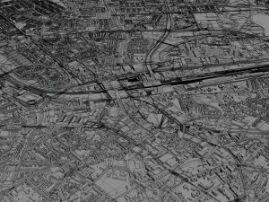 eindhoven city netherlands 30km Modelo 3D