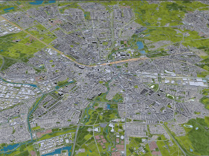 eindhoven city netherlands 30km Modelo 3D