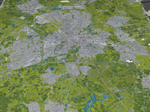 eindhoven city netherlands 30km Modelo 3D