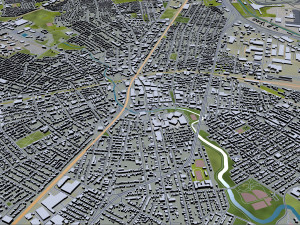 elizabeth city new jersey 20km Modello 3D