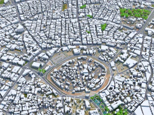 Kota Erbil irak 30km Model 3D