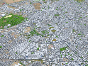 Erbil city iraq 30km 3D Model