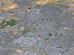 Erbil city iraq 30km 3D Model