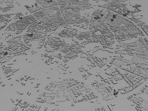 Erbil city iraq 30km 3D Model