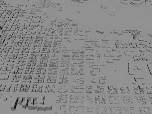 eugene city oregon 70km 3D Model