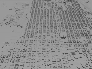 everett washington city usa 50km 3D Model
