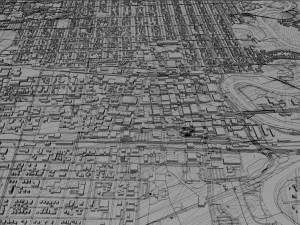 fargo city north dakota 40km 3D Model