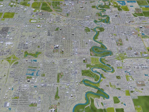 fargo city north dakota 40km 3D Model
