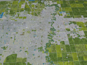 fargo city north dakota 40km 3D Model
