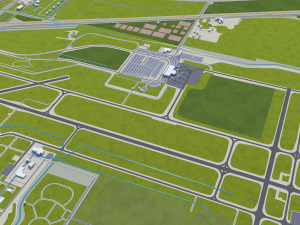 fargo city north dakota 40km 3D 模型