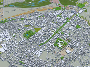 fes city morocco 40km 3D-Modell