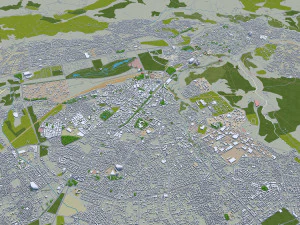 fes city morocco 40km 3D Model