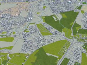 fes city morocco 40km 3D Model