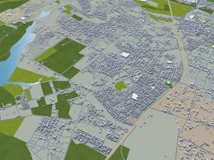 fes city morocco 40km 3D Model