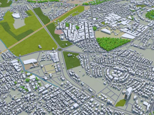 fes city morocco 40km 3D Model