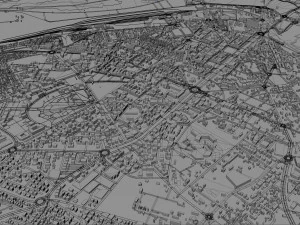 fes city morocco 40km 3D Model