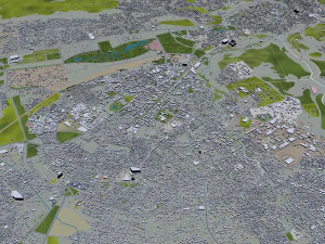 fes city morocco 40km 3D Model