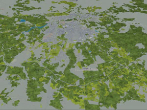 fes city morocco 40km 3D Model