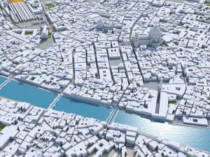 florence city italy 50km 3D Model
