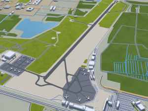 florence city italy 50km 3D Model