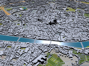 florence city italy 50km 3D Model