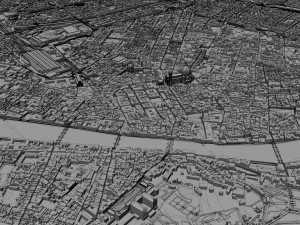 florence city italy 50km 3D Model
