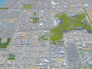 fort myers city florida 30km 3D Model