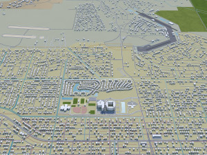 fort myers city florida 30km 3D 모델