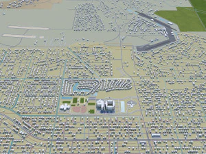 fort myers city florida 30km 3D Model
