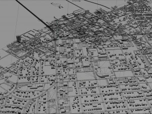fort myers city florida 30km 3D Model