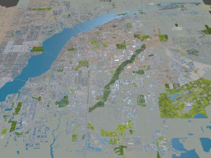 fort myers city florida 30km 3D Model