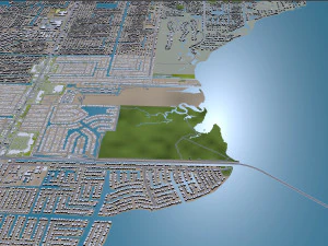 fort myers city florida 30km 3D Model