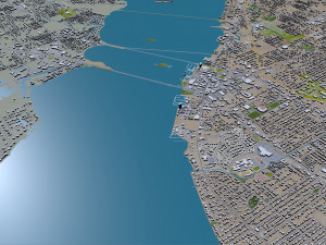 fort myers city florida 30km 3D 모델