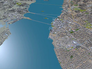 fort myers city florida 30km 3D Model